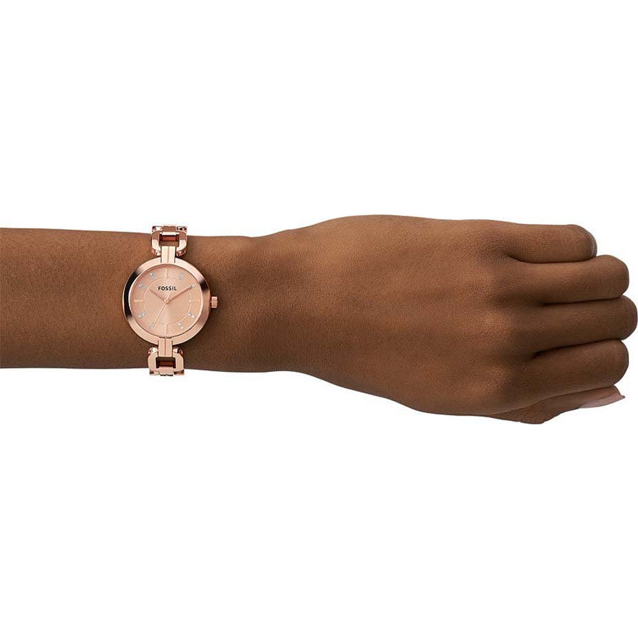 Fossil Women's Kerrigan Three-Hand Stainless Steel Watch – Watch